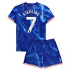 Original Trikotsatz Chelsea Sterling 7 Heimtrikot 2024-25 Für Kinder